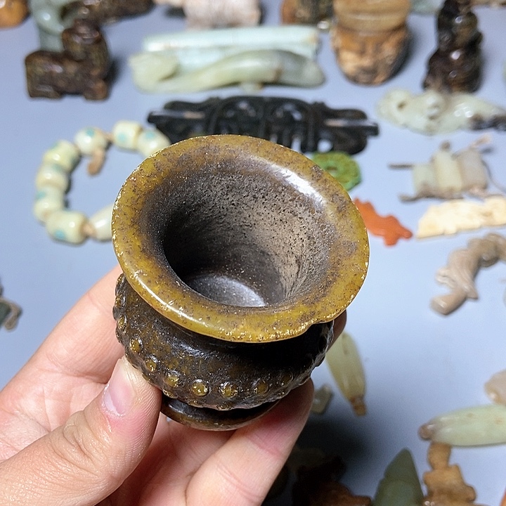 和田玉未镶嵌颈饰256