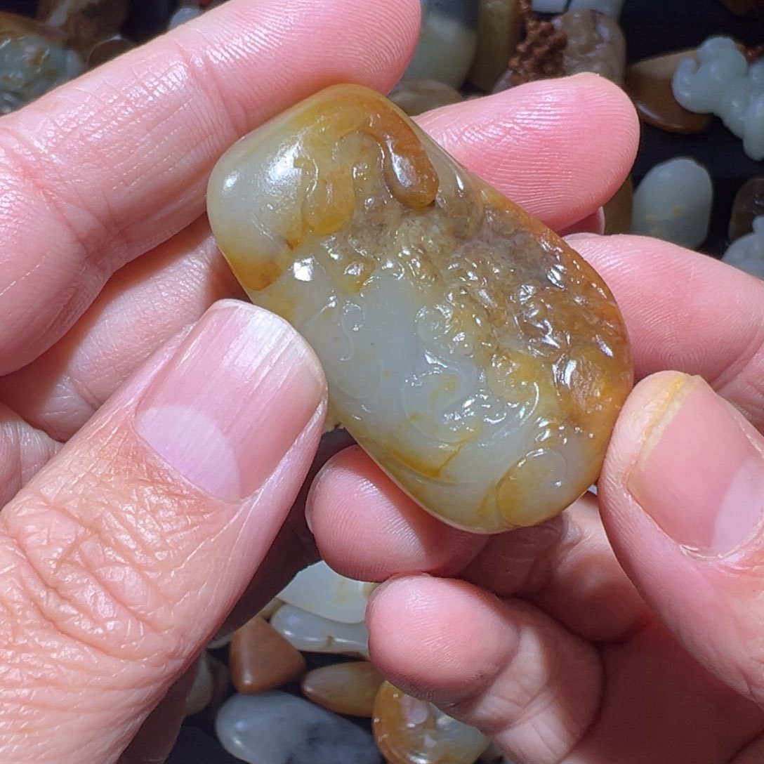 和田玉吊坠(不含链)未镶嵌