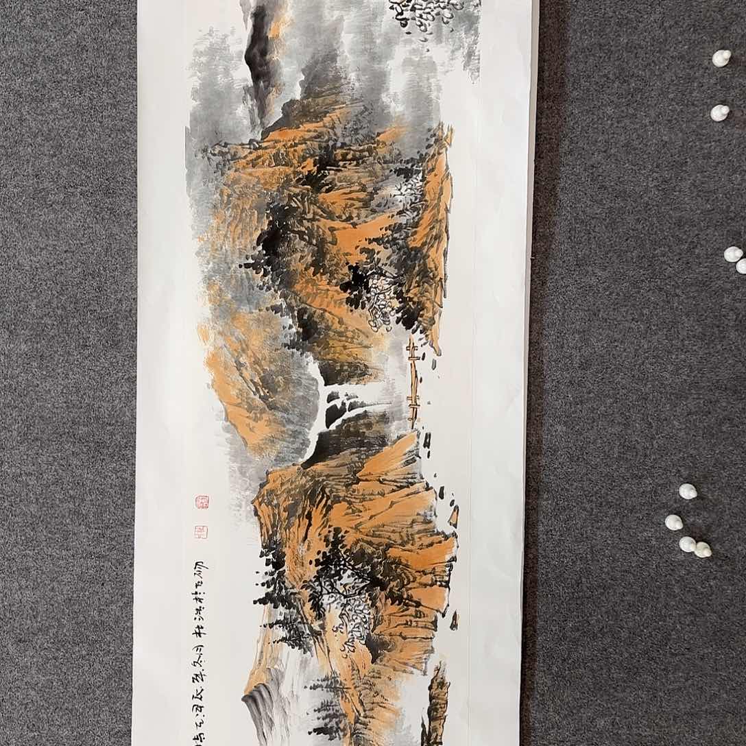 国画杜浩老师手绘作品