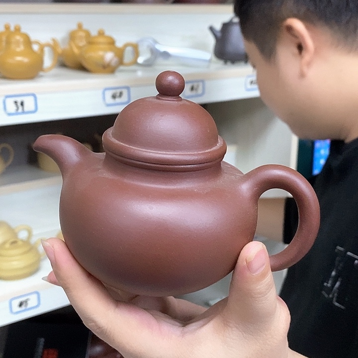 柠***荷茶壶紫砂原矿紫砂壶一手货源
