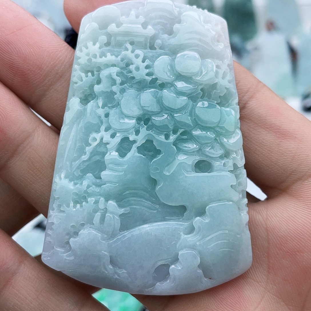 颈饰未镶嵌翡翠翡翠