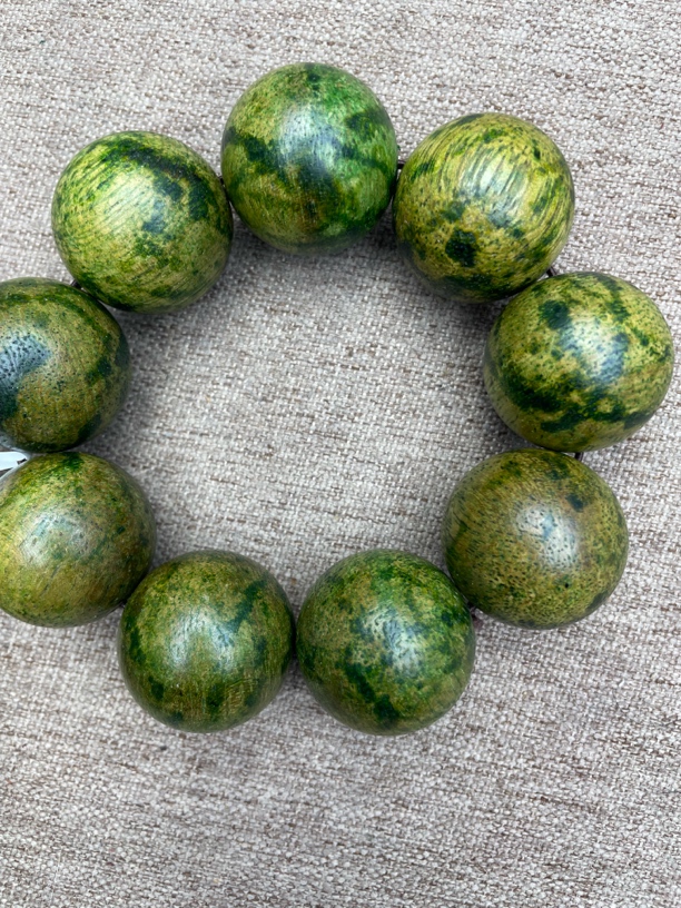 沉香木串文玩老料 手串 114号