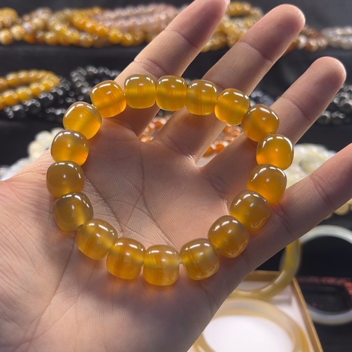 玛瑙/玉髓未镶嵌手链