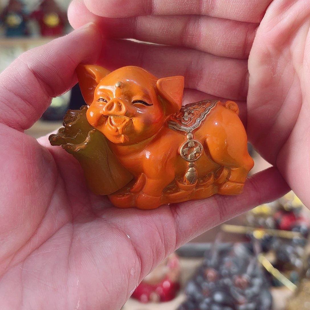 紫砂茶宠紫陶树脂茶宠摆件