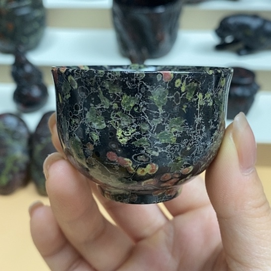 玉福茶具瓷安山玉