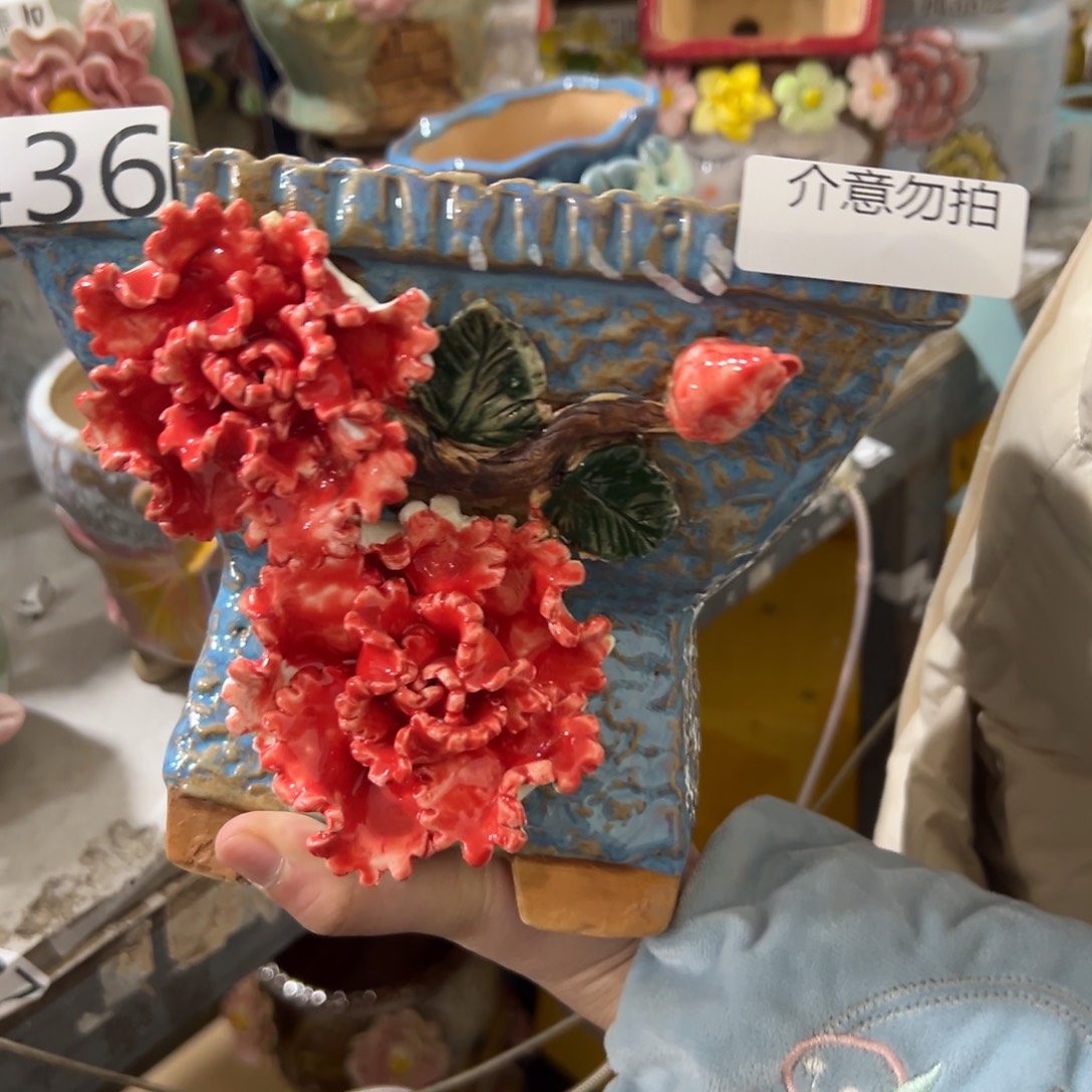 瑕疵436 花盆，拍满20发货，退款拉黑