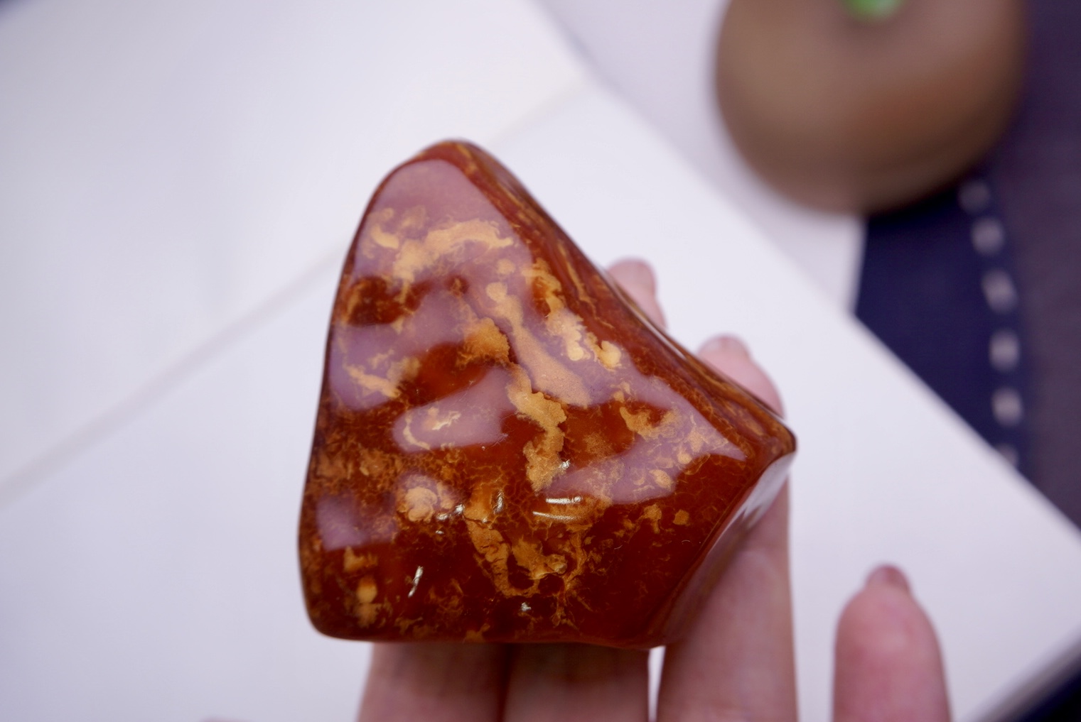 臻品全皮花蜡手把件/吊坠