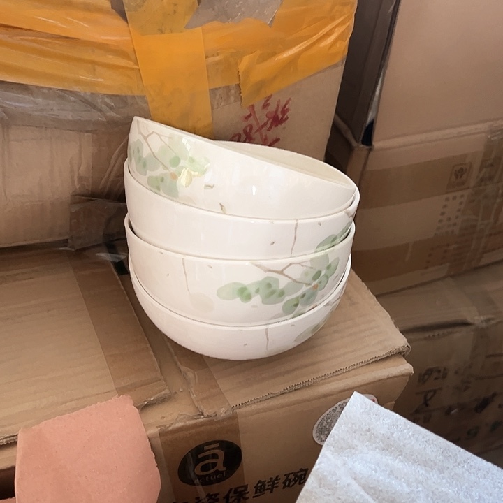 微瑕介意勿拍不退不换  源气森林5.5英寸碗4支