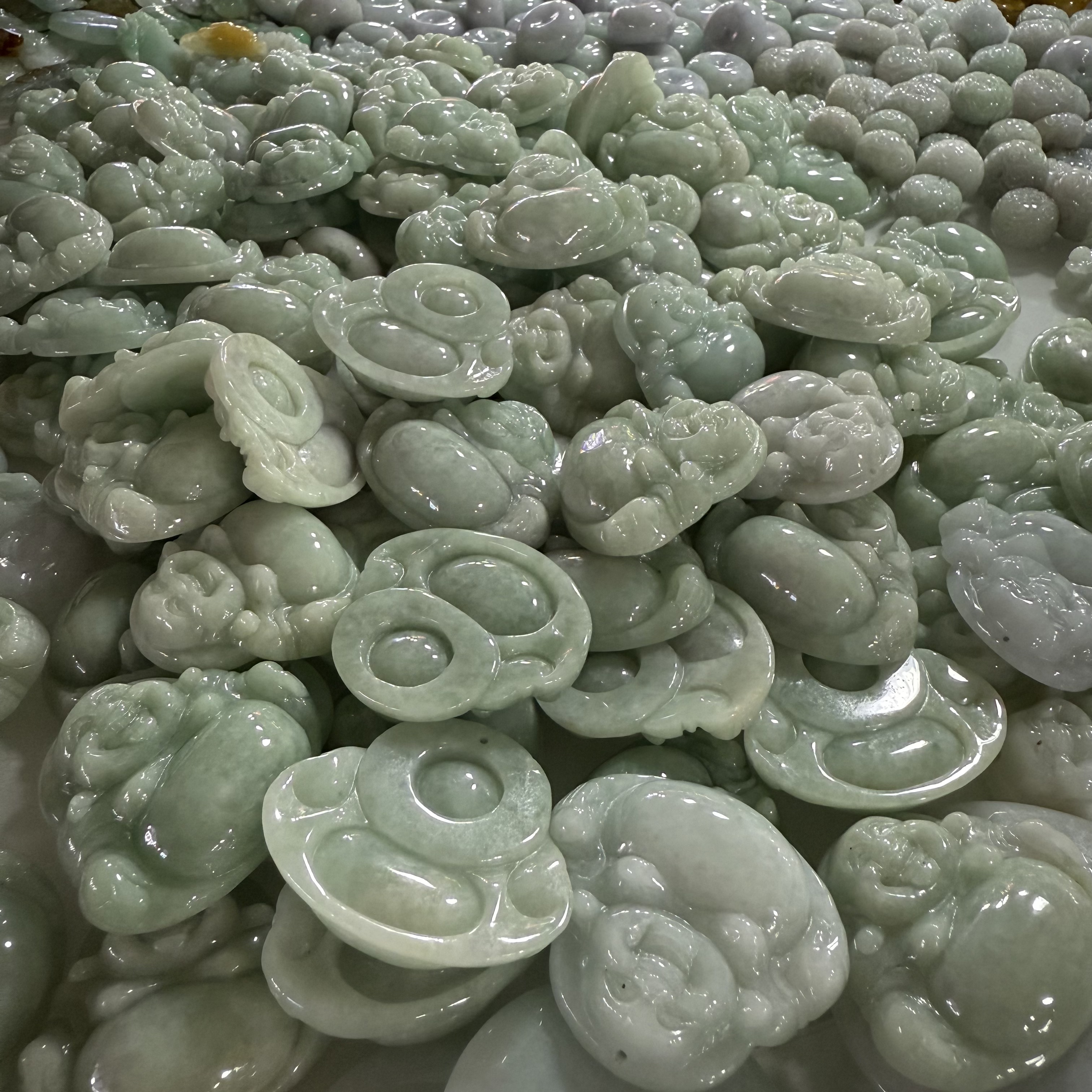 天然A货翡翠佛公吊坠-d297-多样性发一