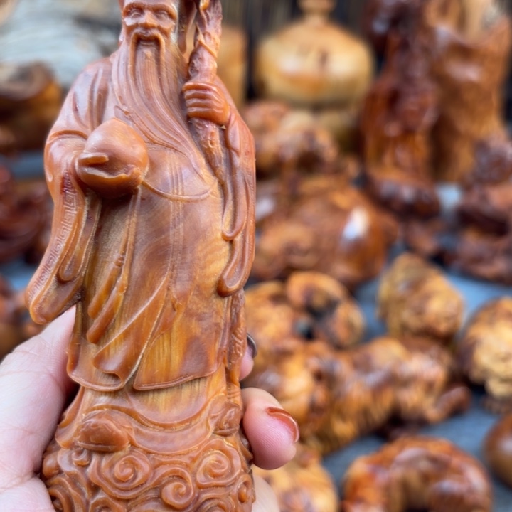 浩***海太行崖柏手把件的设计和制作