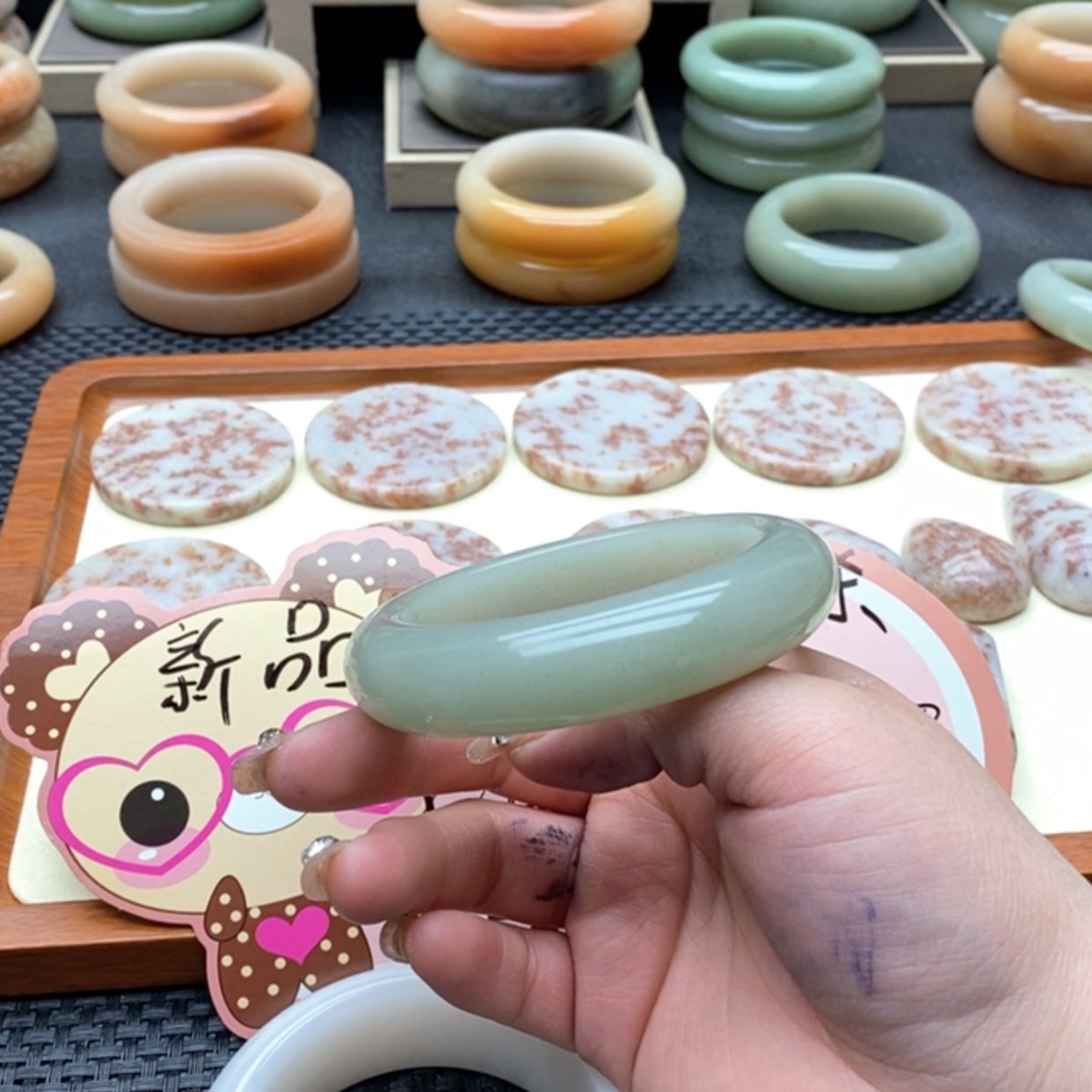 【闪购商品】石英质玉规格未镶嵌甜*