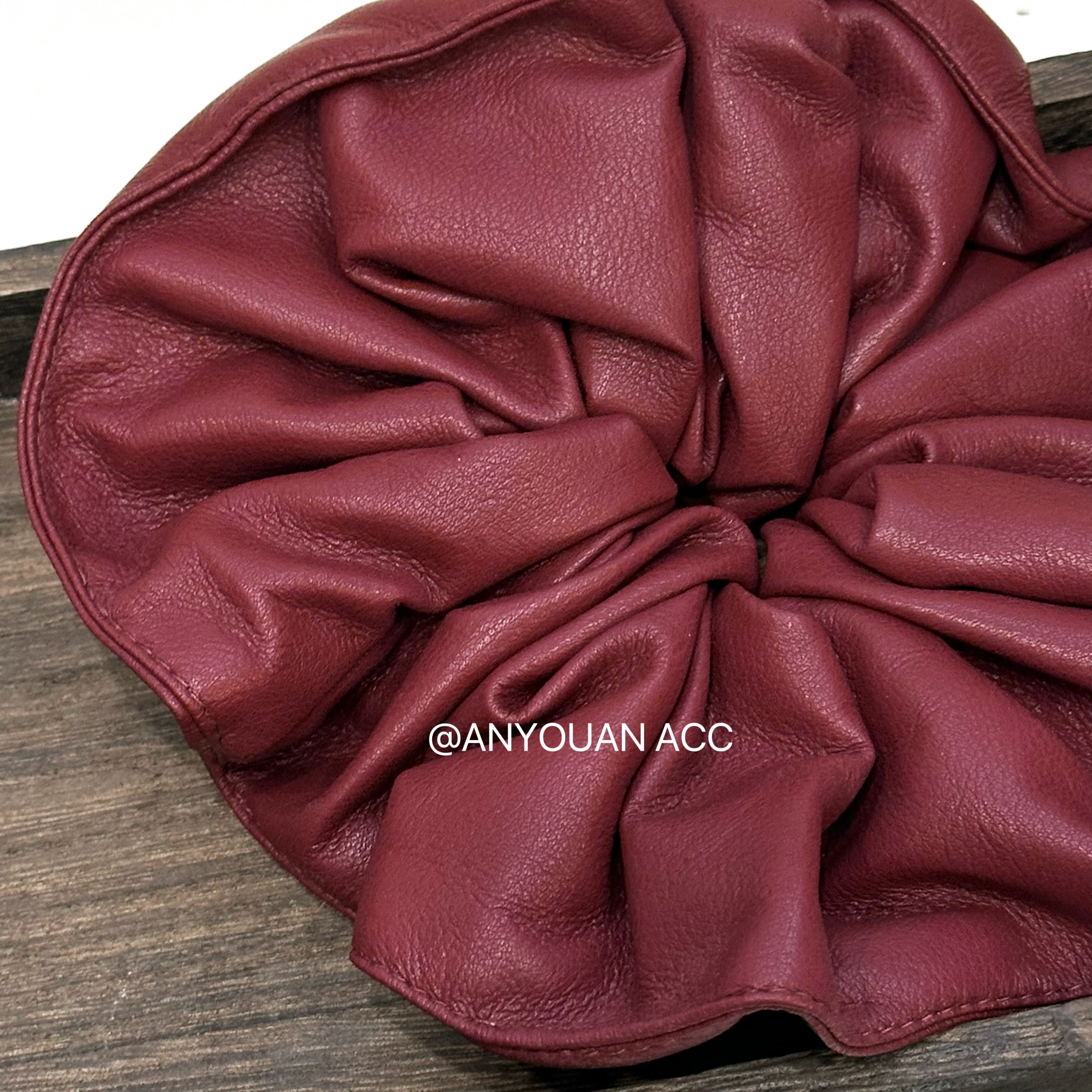 高级蛋白PU皮质发圈小众后脑勺低马尾肠圈韩国丸子头发饰头绳