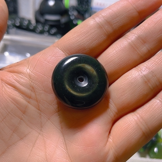 蛇纹石玉手链未镶嵌