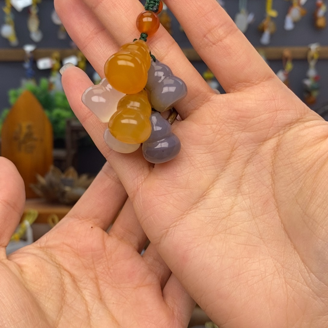 玛瑙/玉髓车挂未镶嵌66666666