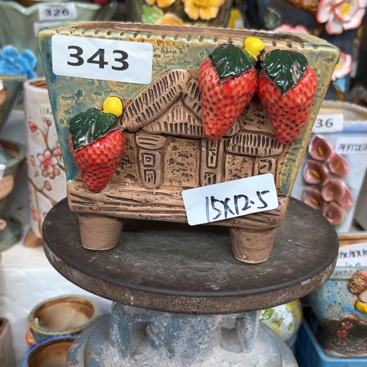 紫砂花盆粗陶材质多肉花盆