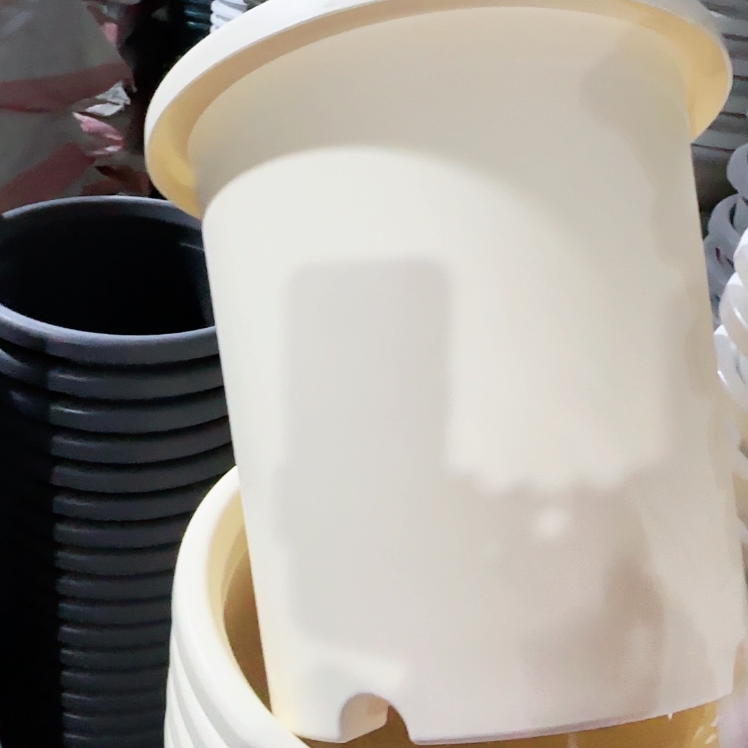 树脂四季盆7#无拖米黄3