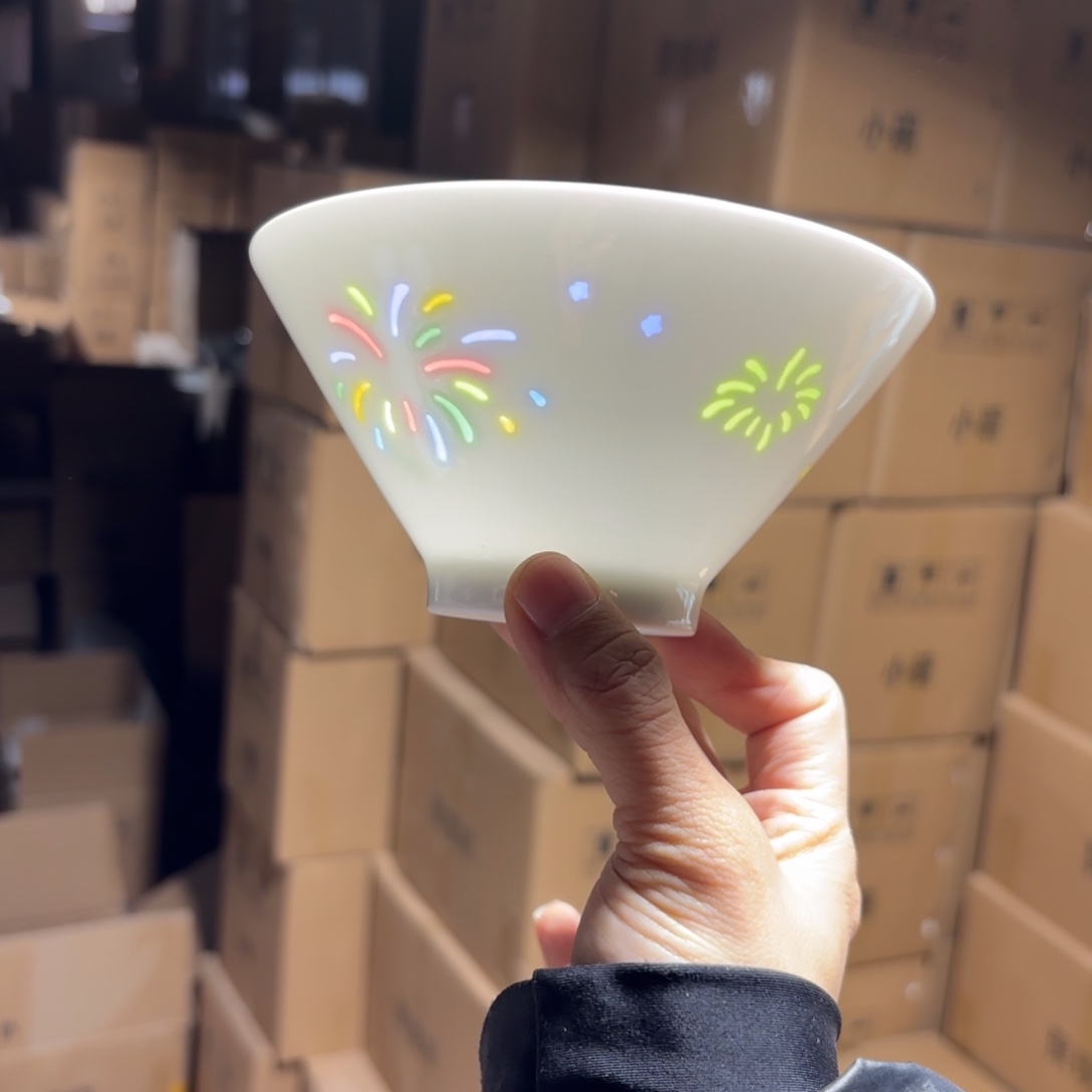 碗瓷景德镇陶瓷两只微瑕