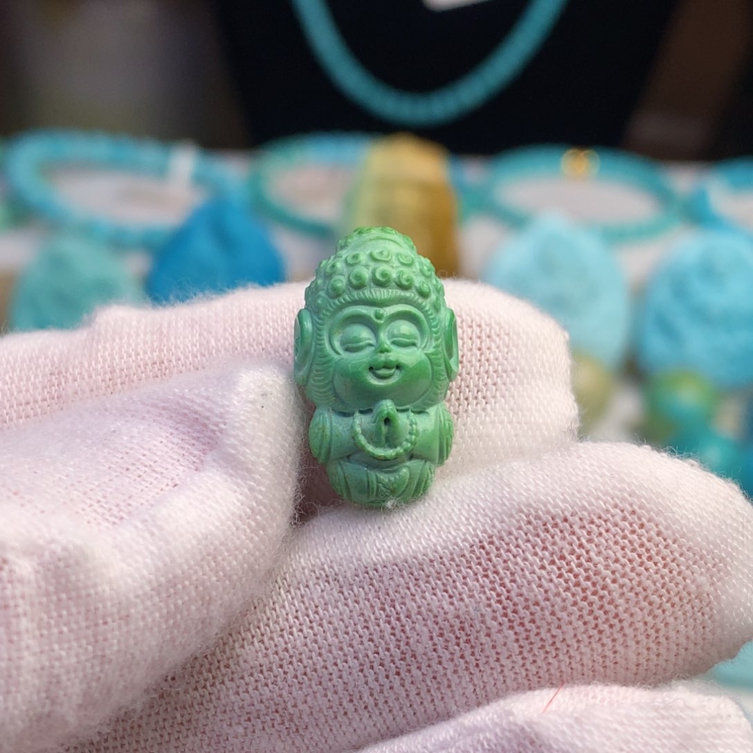 绿松石珠宝奇石未镶嵌