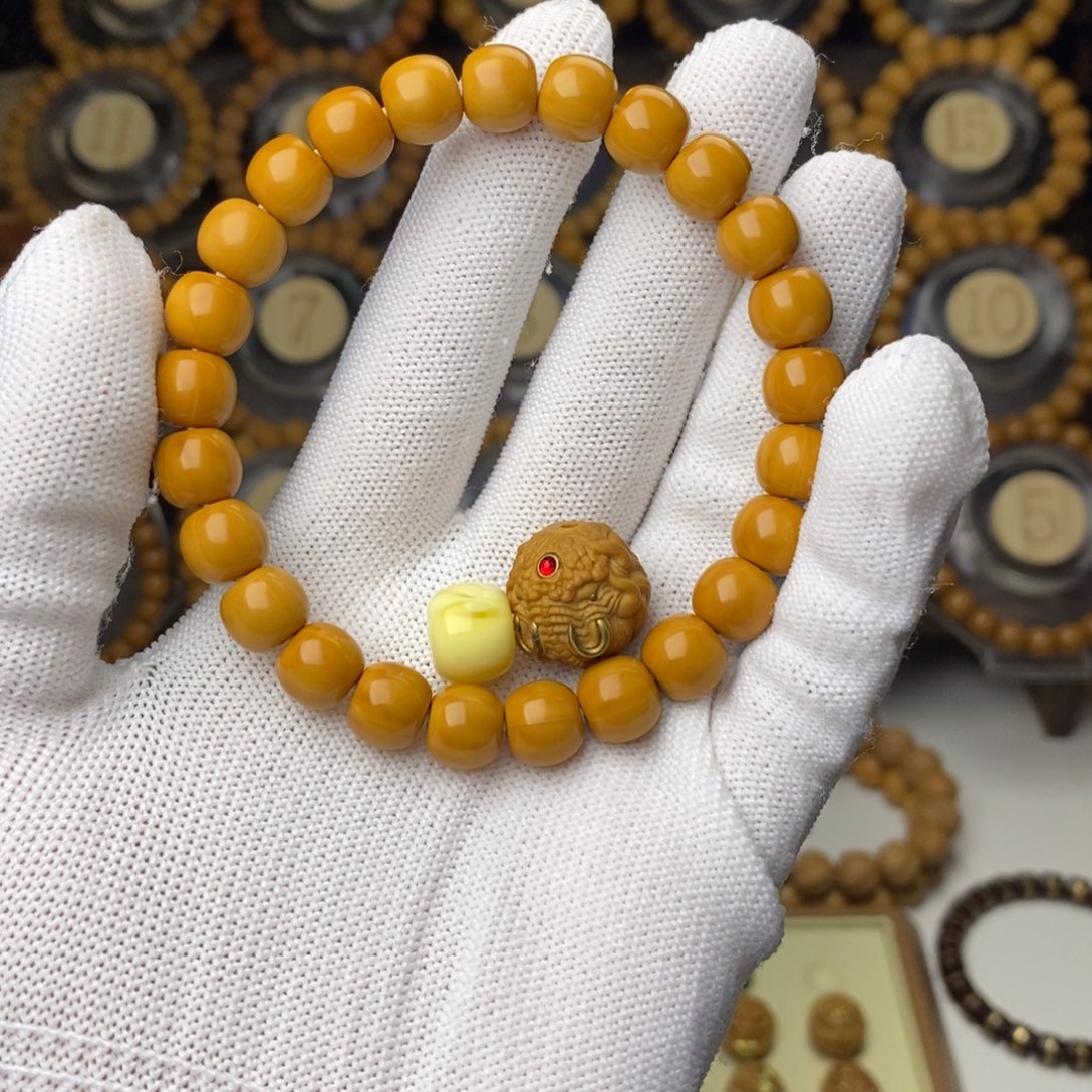 音***浪吊坠猴头核桃小老型➕镶嵌单颗