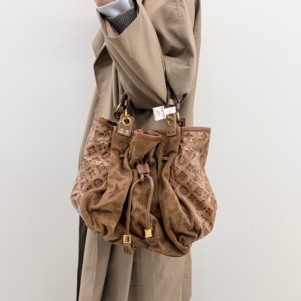 95新 LouisVuitton/路易威登 路易威登琥珀色手提单肩包