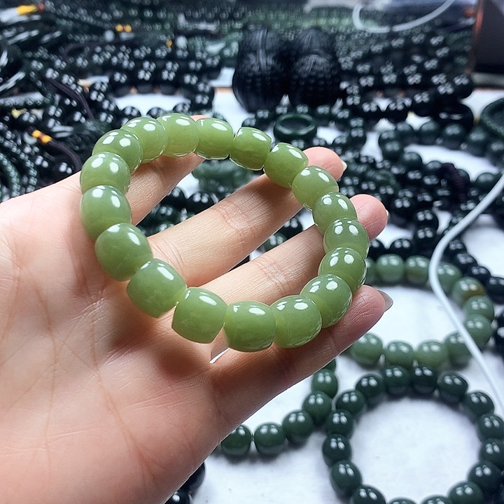 手链未镶嵌和田玉（青玉）喬****ⁱ