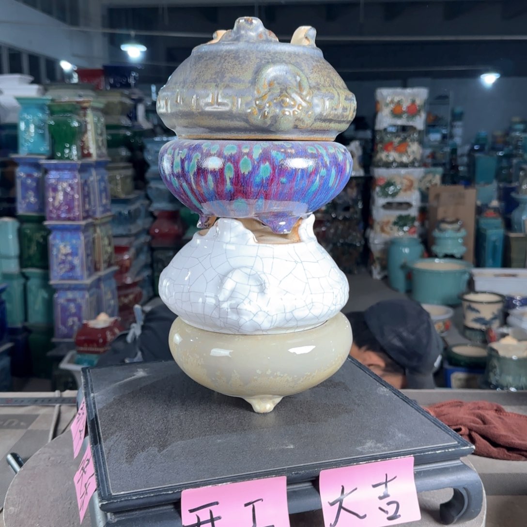 一风堂石湾花盆。微瑕932