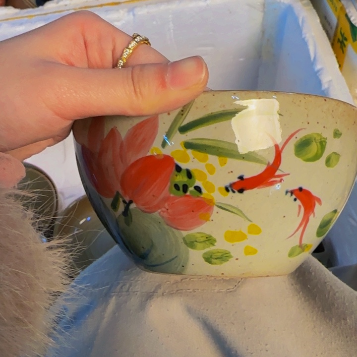 瓷片景德镇陶瓷手工手绘