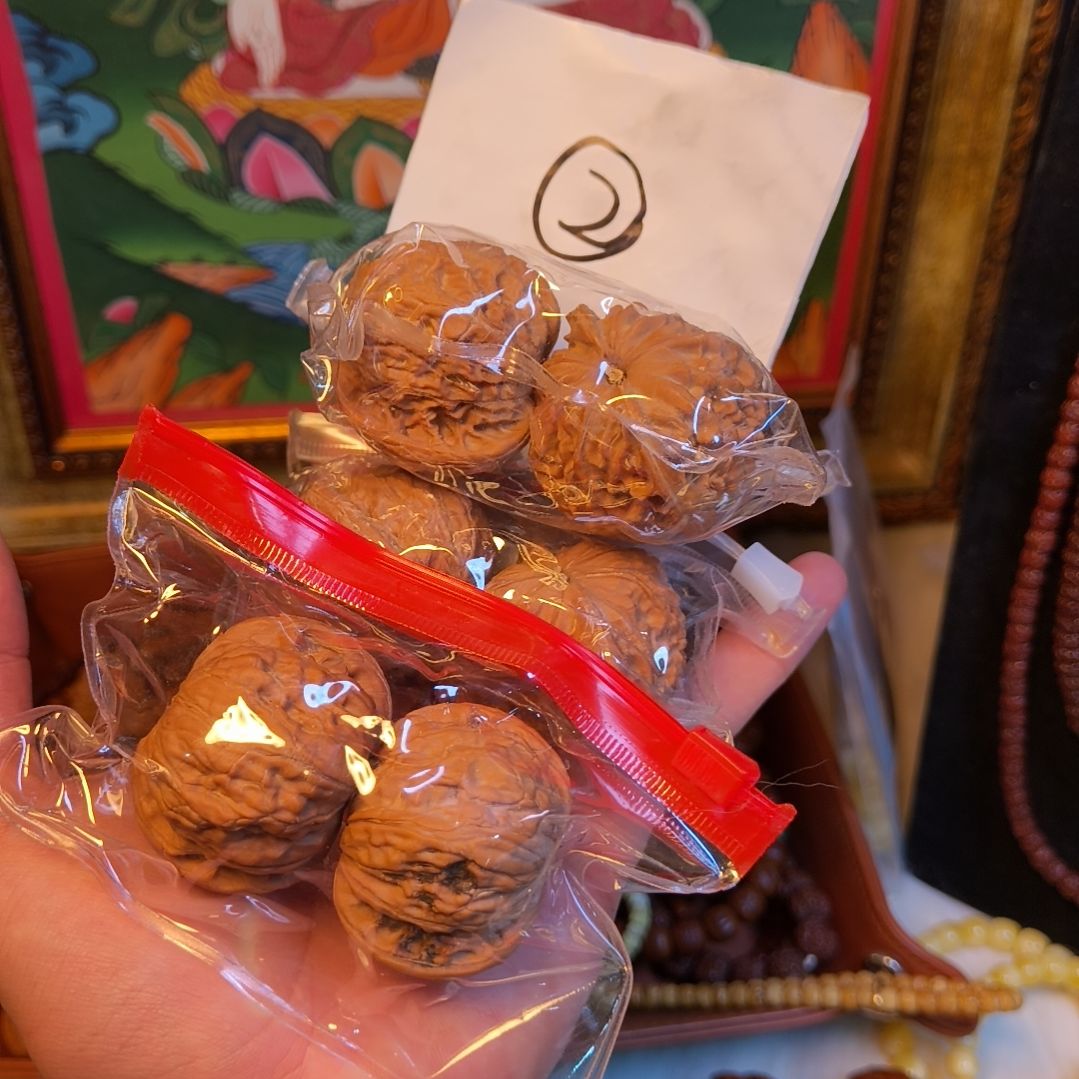 文玩核桃把件直播全品磨盘普通配对随机发货