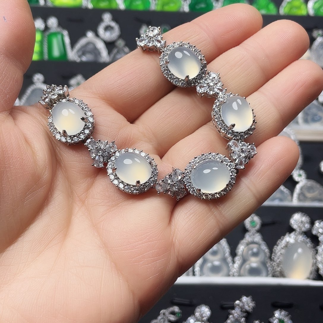 玛瑙/玉髓手链合金