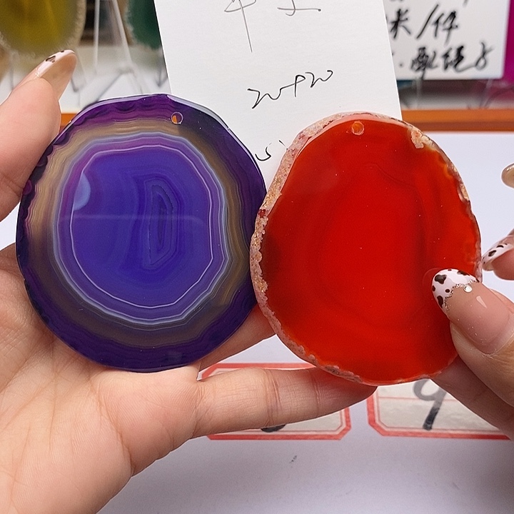 华***兰玛瑙/玉髓未镶嵌颈饰