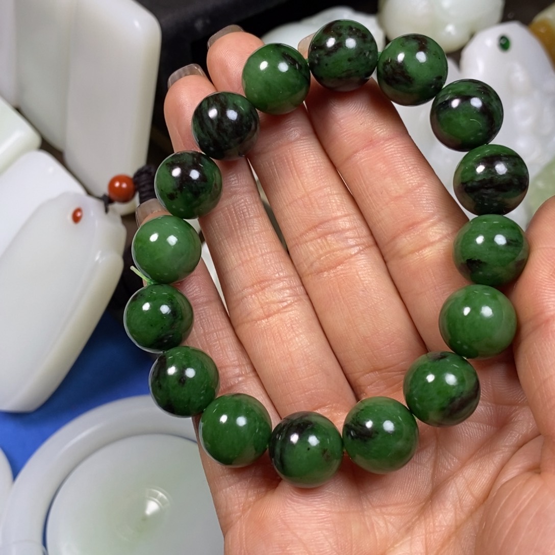 和田玉手串未镶嵌