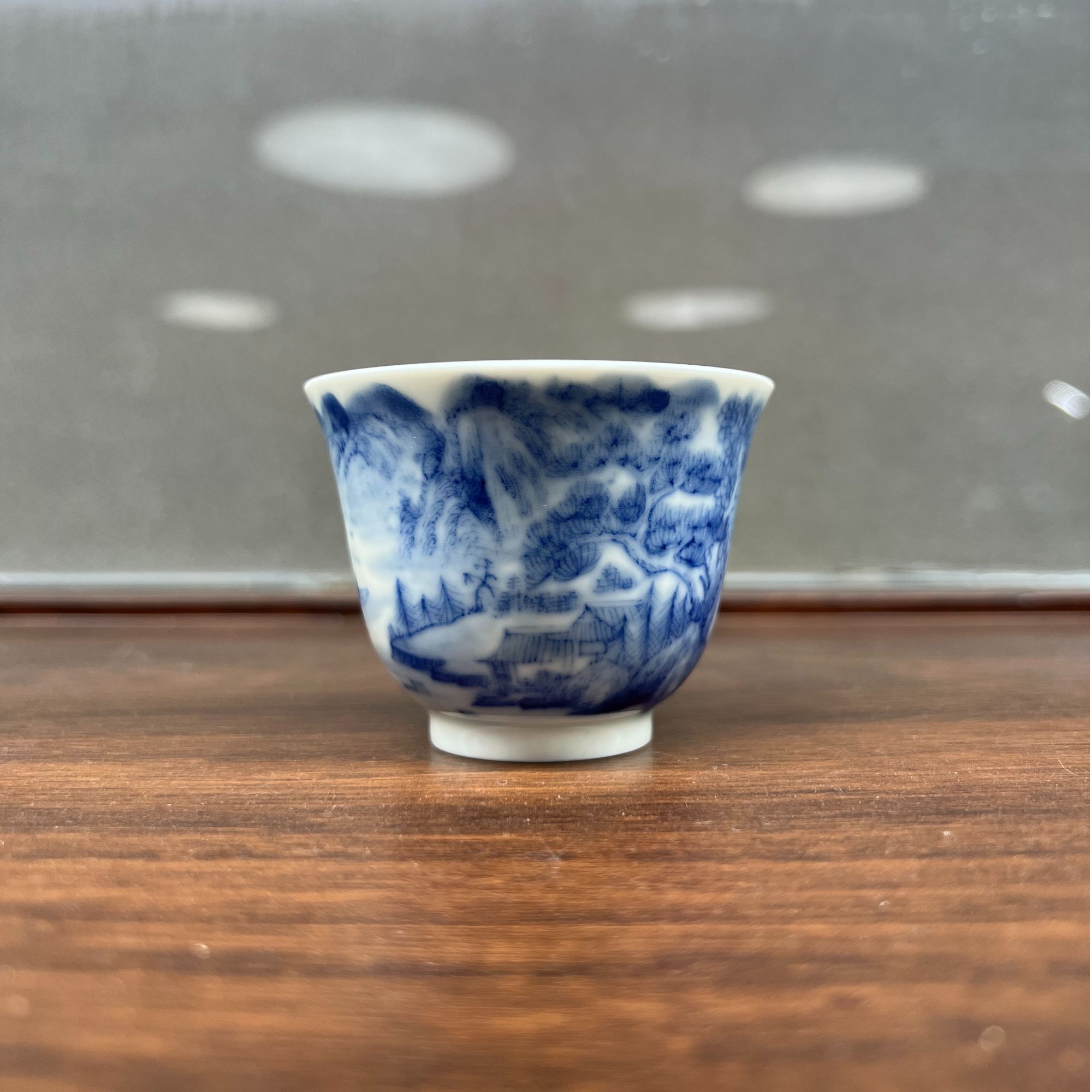 景德镇陶瓷茶杯主人杯-山水画