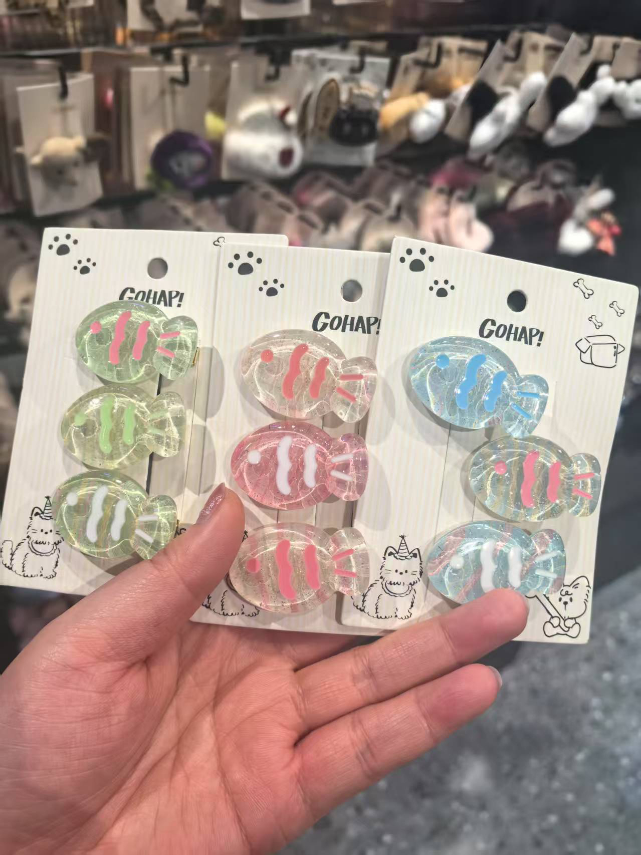 小鱼发夹（纯手工diy制作）bobo定制款甜美可爱~