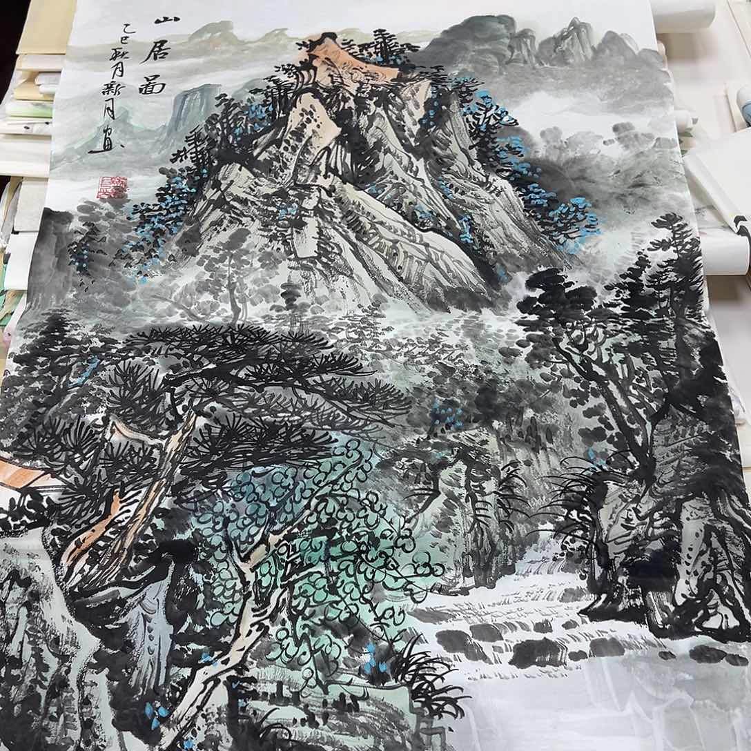 国画国画纯手绘作品