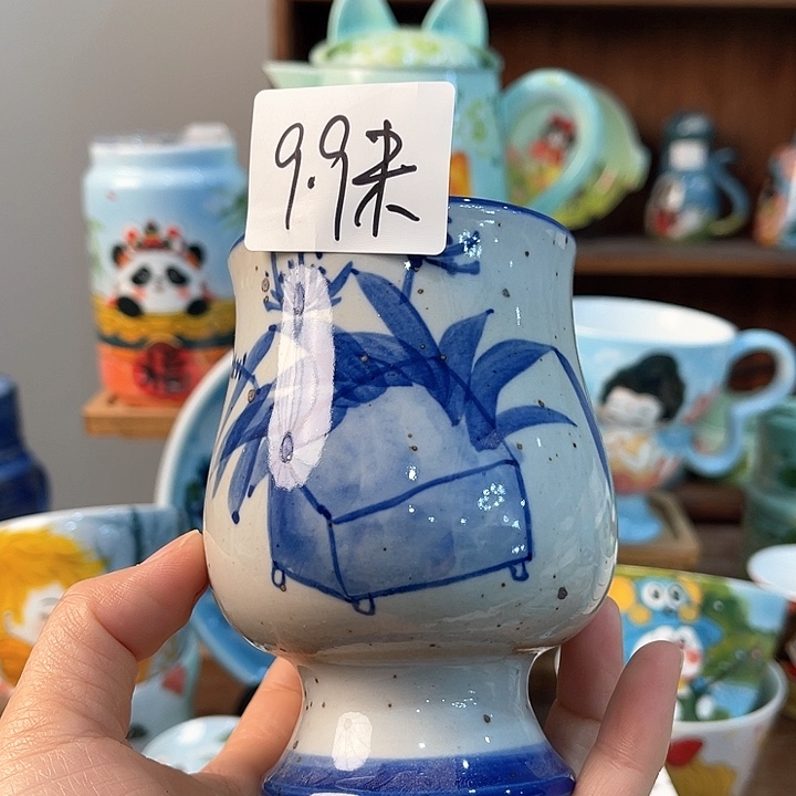 陶景德镇釉下手绘陶瓷 