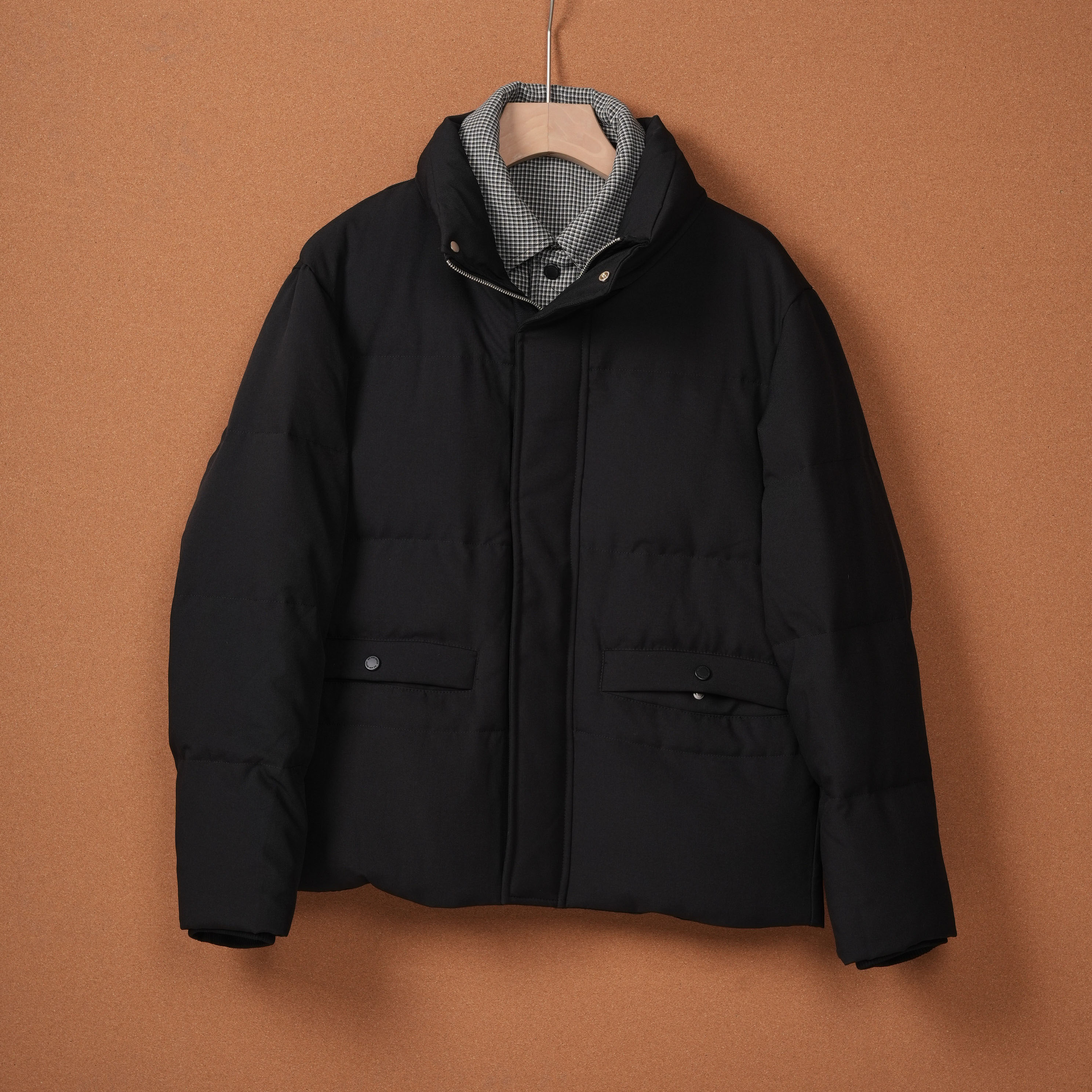 90白鸭绒户外休闲简约加厚保暖宽松男款男士羽绒服 8132 