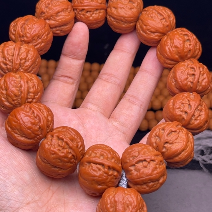 猴头核桃吊坠元宝秋子