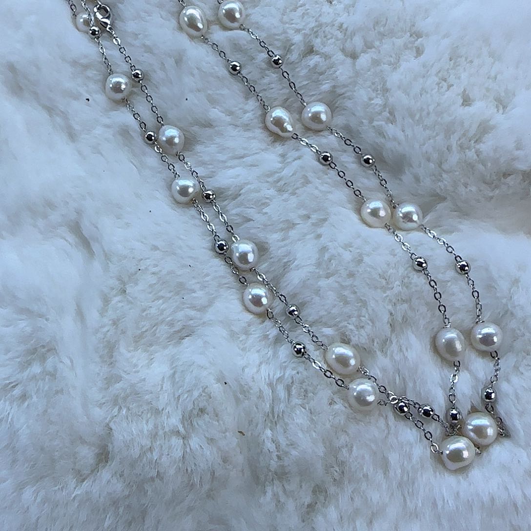 未镶嵌项链定制973淡水珍珠