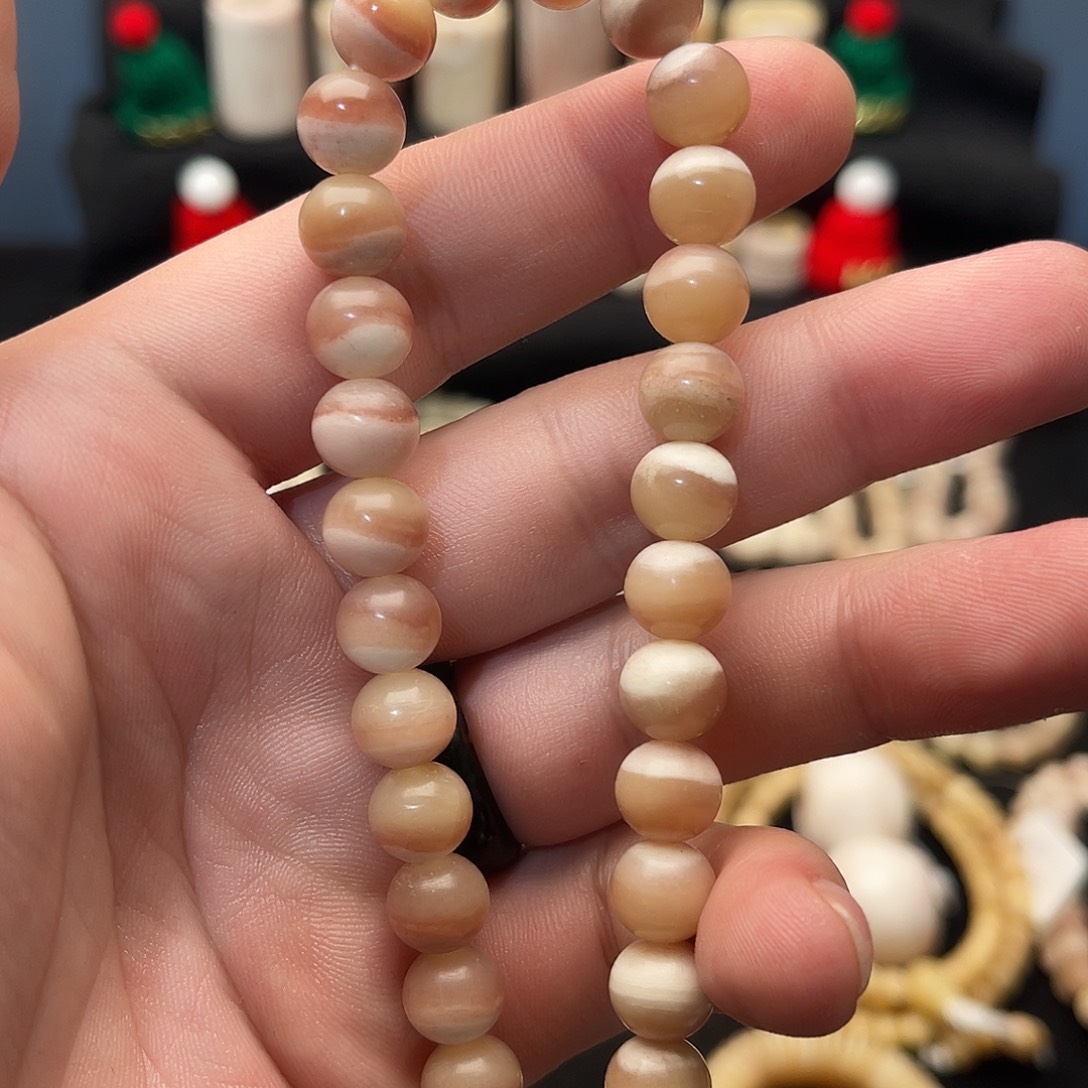 白玉菩提吊坠精品驼骨三花手持