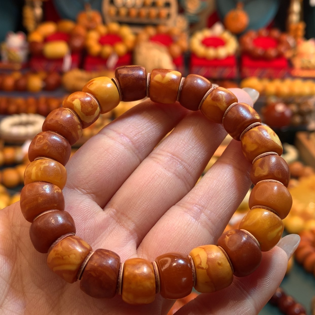 【闪购商品】蜜蜡手串未镶嵌蜜蜡手串
