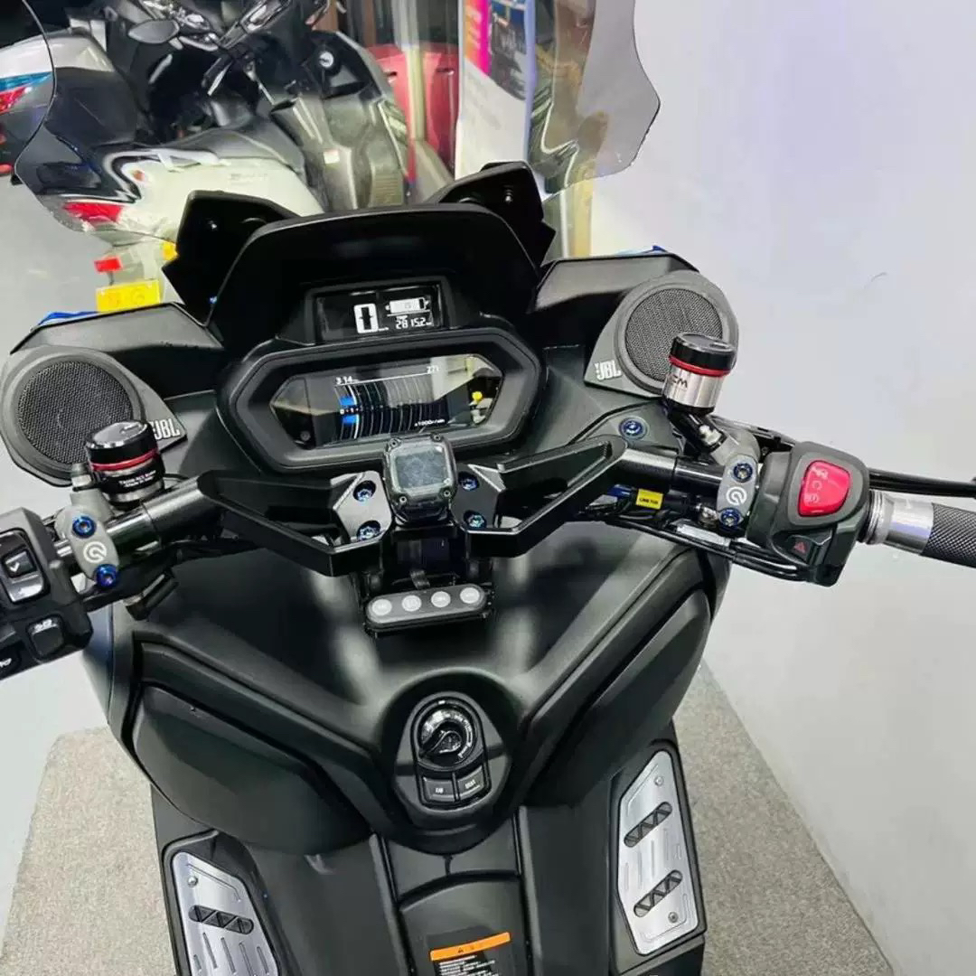 21-24款雅马哈XMAX300改装音箱音响无损摩托车蓝牙重低音炮防水