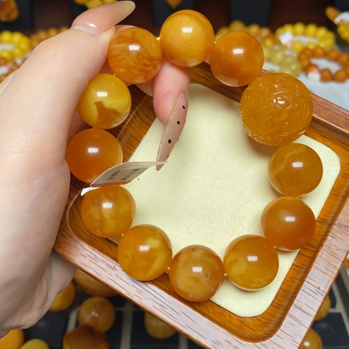 【闪购商品】蜜蜡手链未镶嵌手串