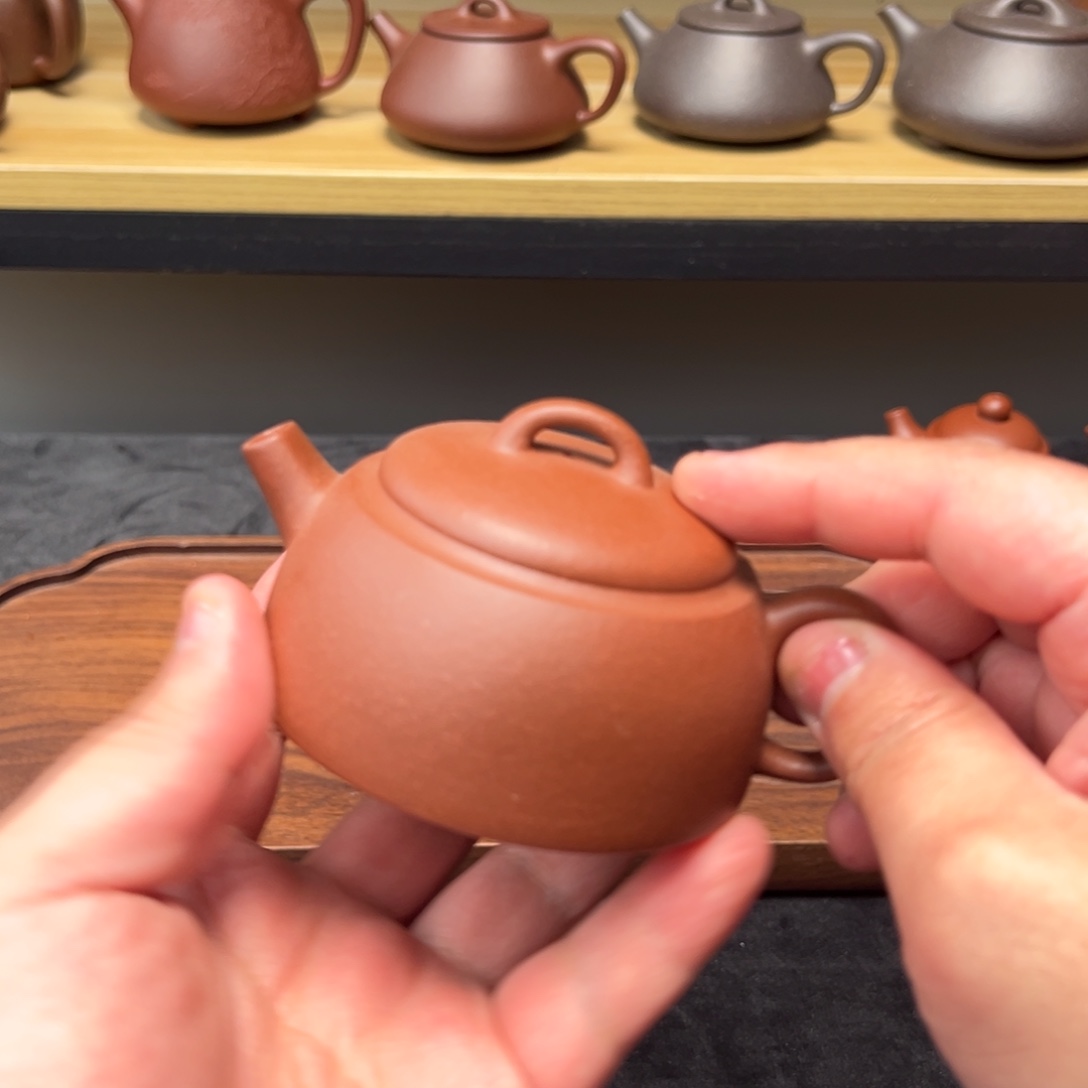 紫砂茶壶150cc底槽清古墩