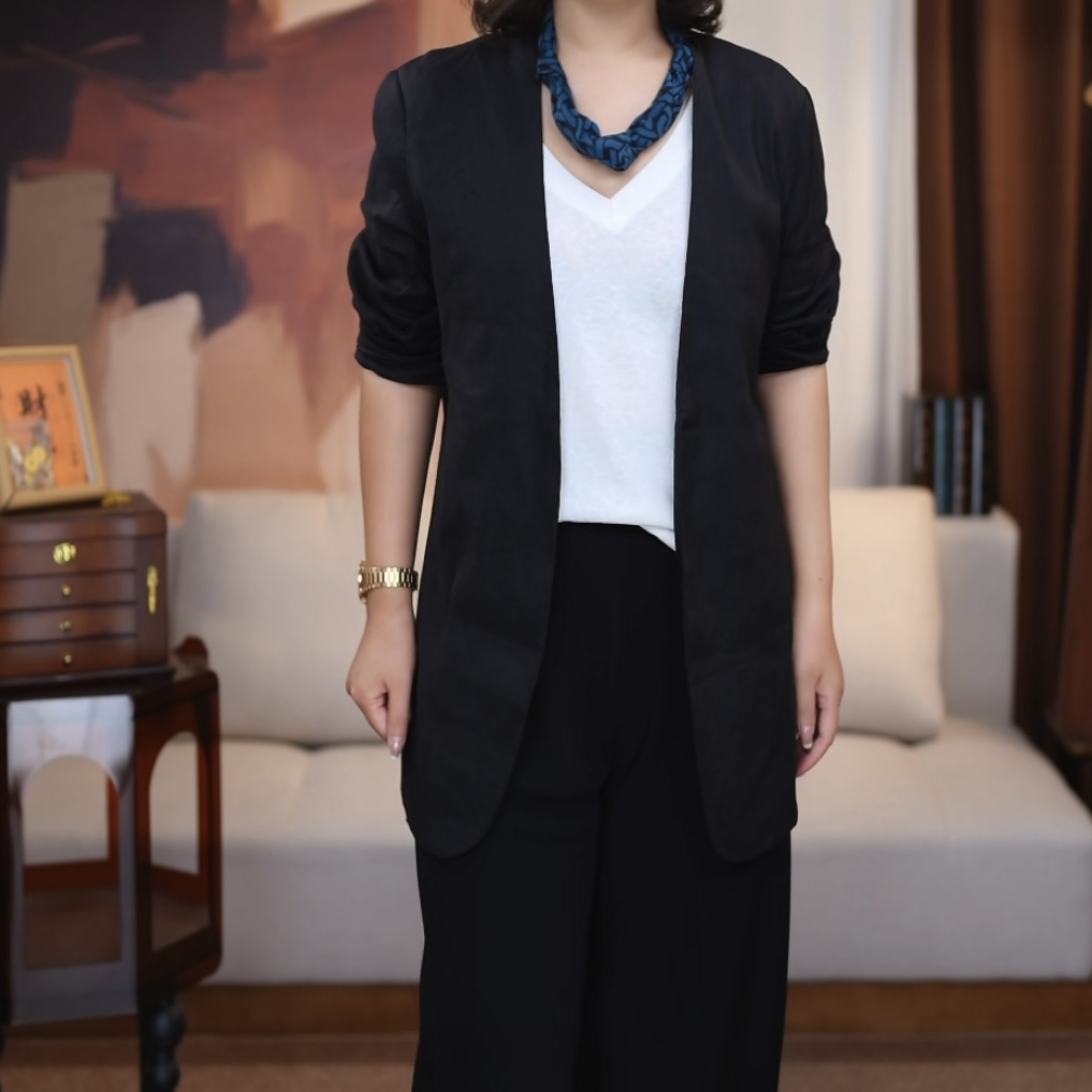 【墨歆】新中式宽松显瘦休闲气质原创设计西装