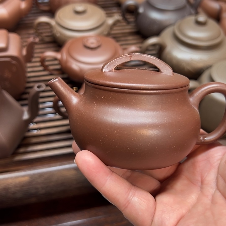 闯***紫砂茶壶紫泥宜兴
