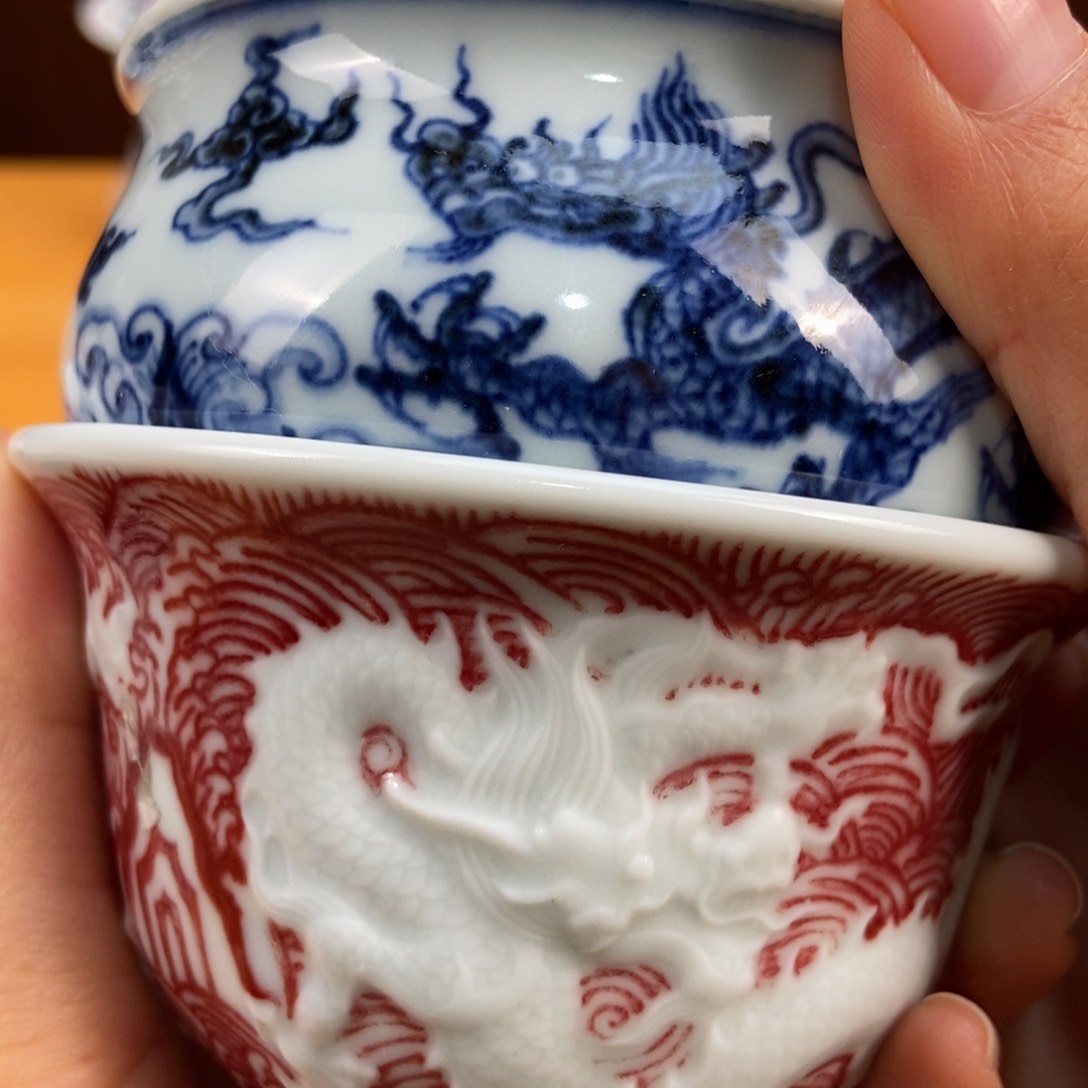 手绘现代茶具非古董无*