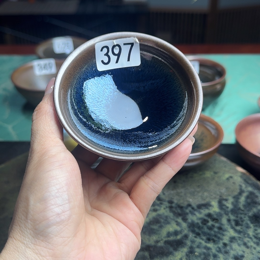 茶盏397 柴烧手工主人杯