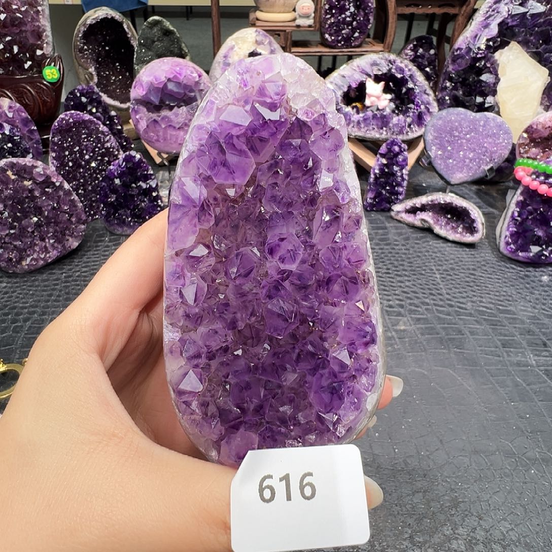 简***丹珠宝半成品未镶嵌紫晶