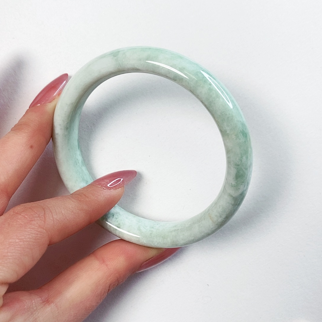 蓝田玉（蛇纹石化大理石玉）手镯未镶嵌