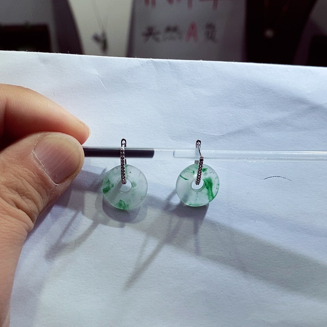 石英质玉合金耳钉香***节